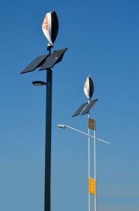 Lampadaire solaire eolienne LED - AESP
