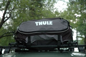 Sac à bagages de toit Thule Quest 846 vu de l'avant