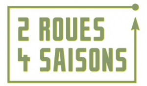 Logo 2 roues - 4 saisons - trucs pour rouler en vélo en toute saison 