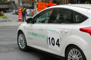 Rallye Vert 2012 de Montréal - Ford Focus électrique #104 de Sylvain Juteau et Bruno Guglielminetti