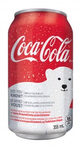 Canette Coca-Cola - don pour ours polaire