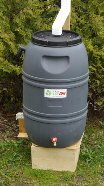 Distribution baril récupérateur d'eau de pluie 2014 - Fonds Eco IGA