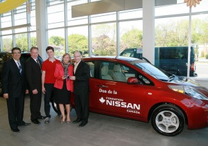 Nissan Canada - don Nissan Leaf à Jeunesse au Soleil