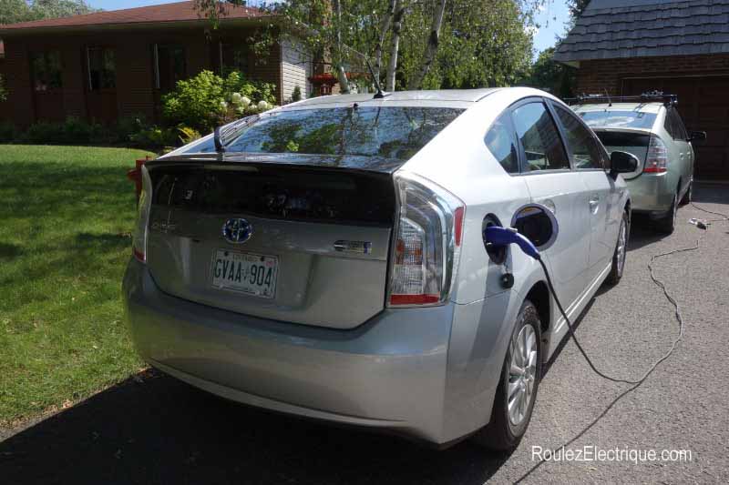 Recharge Toyota Prius branchable - Plug-In Prius charging 