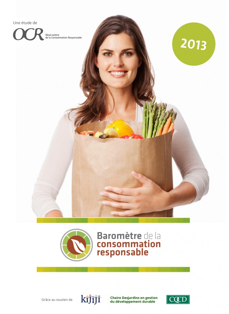 Résultat baromètre de la consommation responsable au Québec 2013