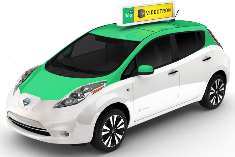 Taxi electrique Nissan LEAF