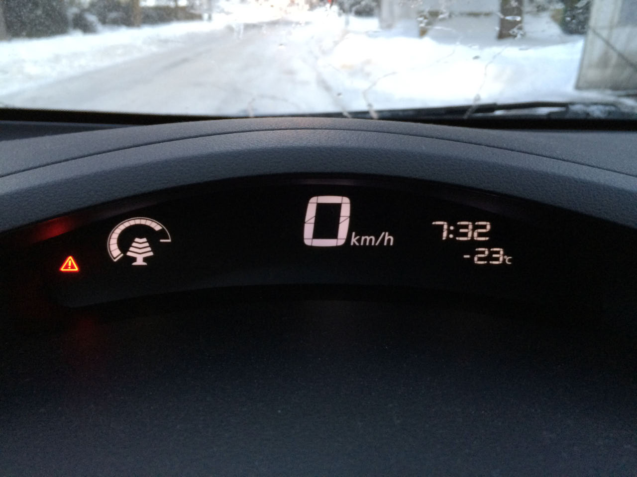 Autonomie voiture electrique Nissan LEAF hiver