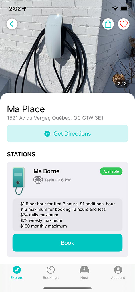 Foresta EV charging station sharing application