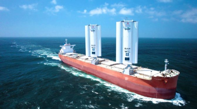 Pyxis bulk vessel equipped with WindWings